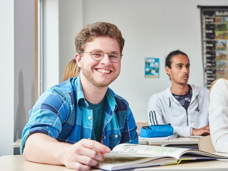 Studenten in klas Aeres Hogeschool Almere