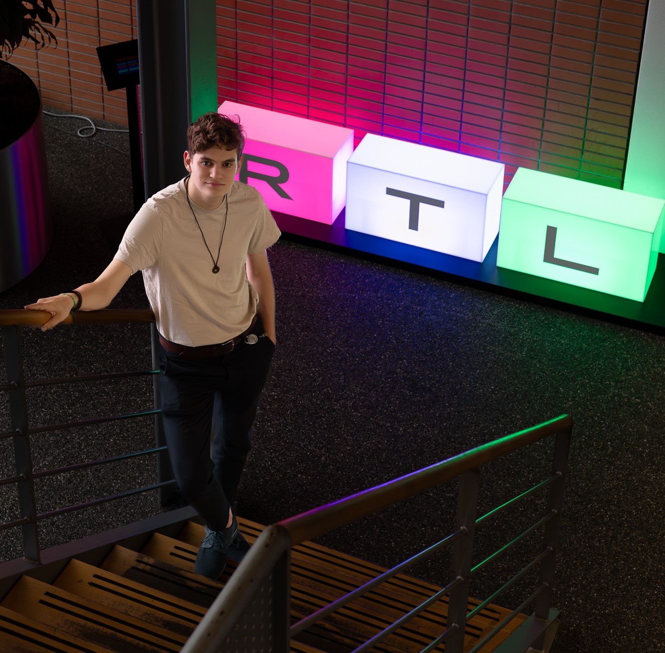 Niels de Wit voor het RTL Nieuws logo