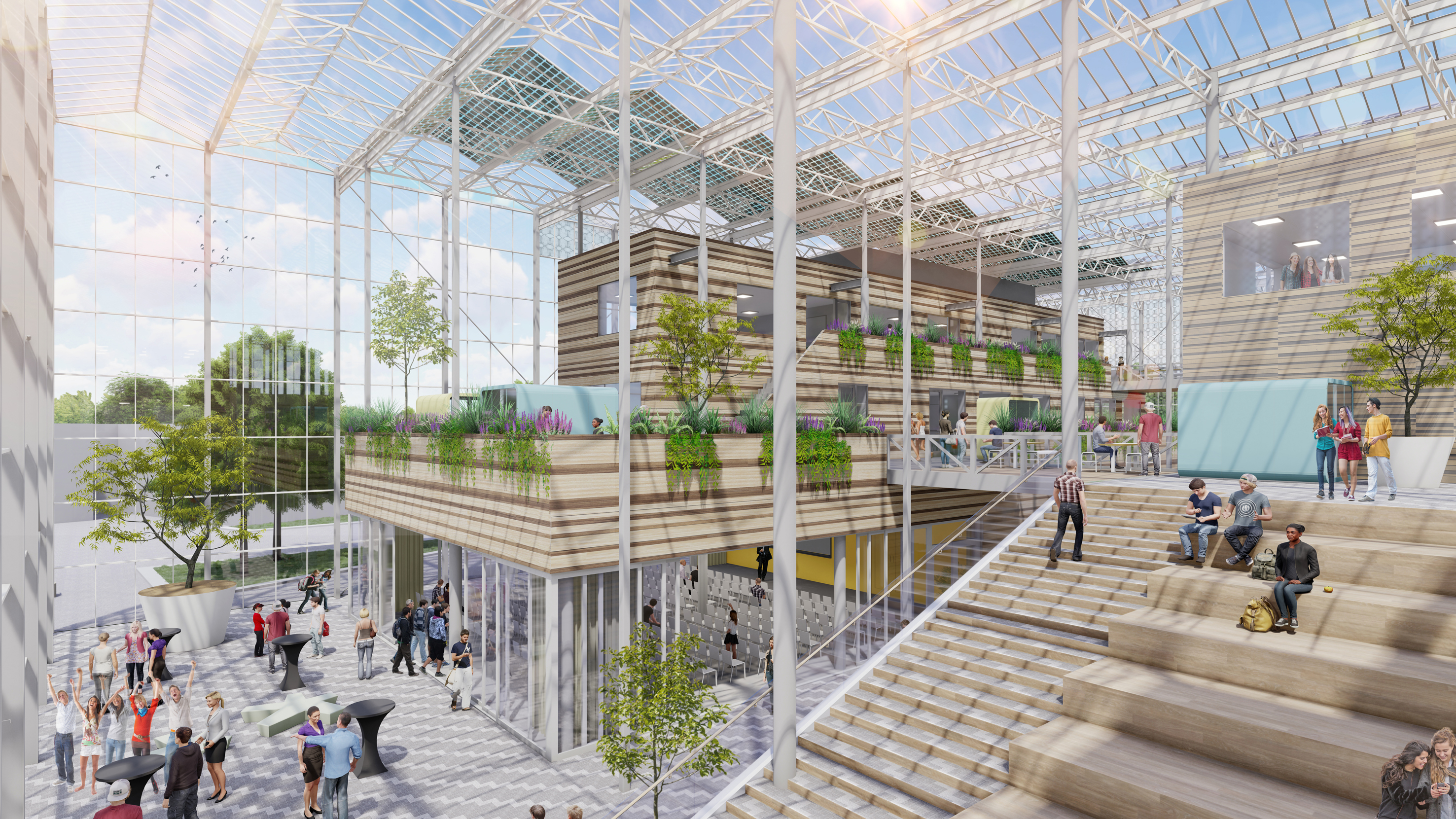 nieuwbouw Aeres hogeschool Dronten