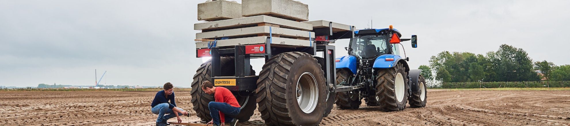 Studenten agrotechniek Aeres Hogeschool Dronten