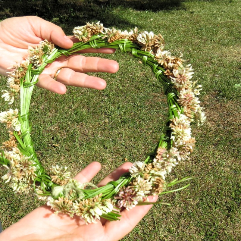 Bloemenkrans maken