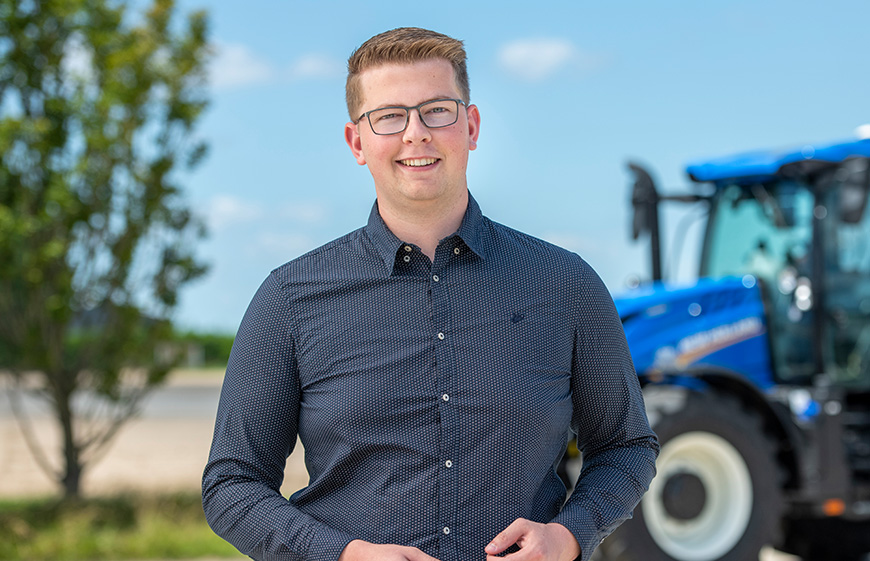 Henri Klein Teeselink, tweedejaars student Agrotechniek & Management