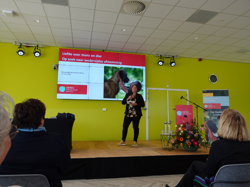 Inauguratie Richard Griffioen lector Animal Assisted Interventions AAI