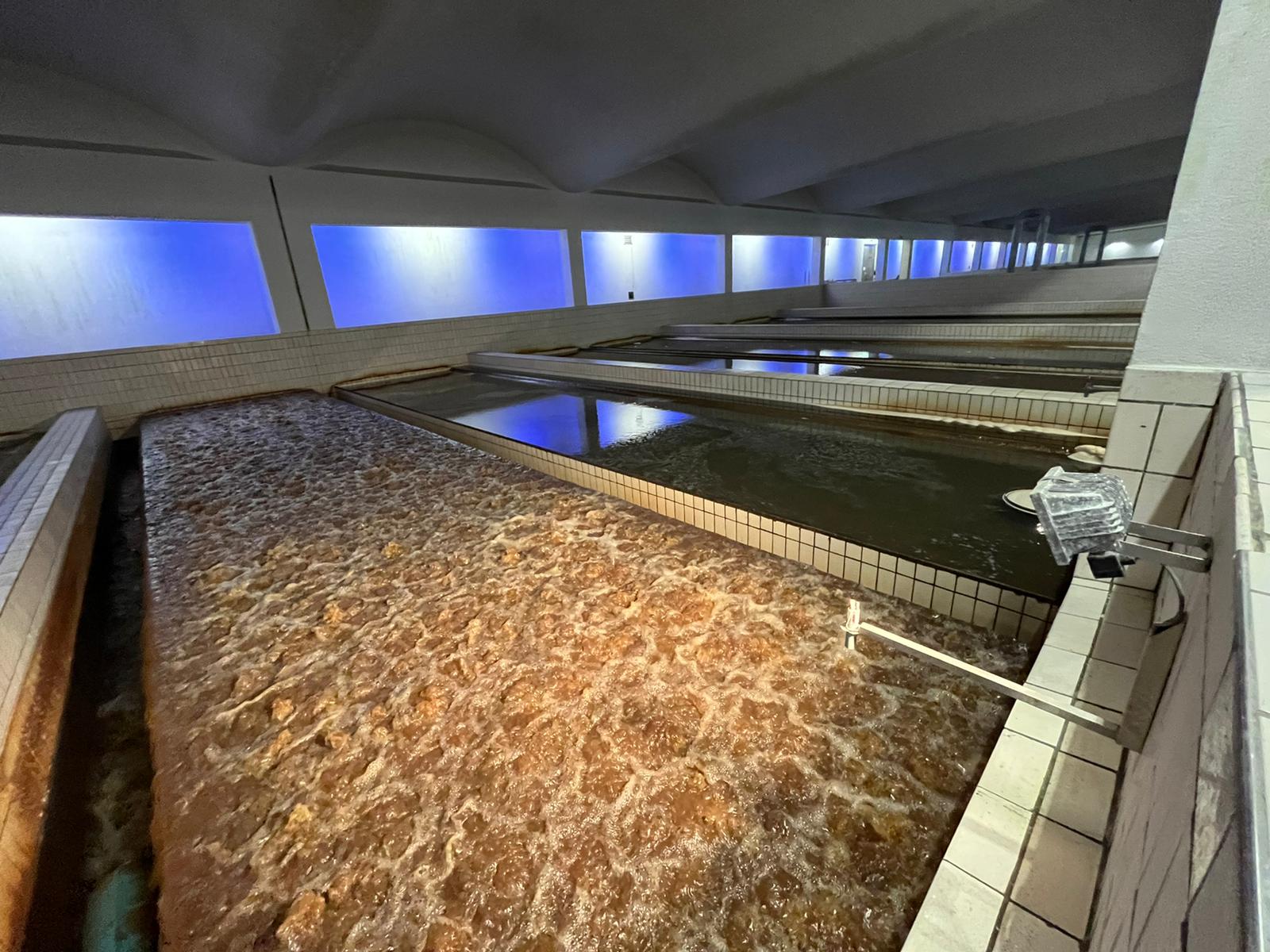 zandspoeling filterbassin