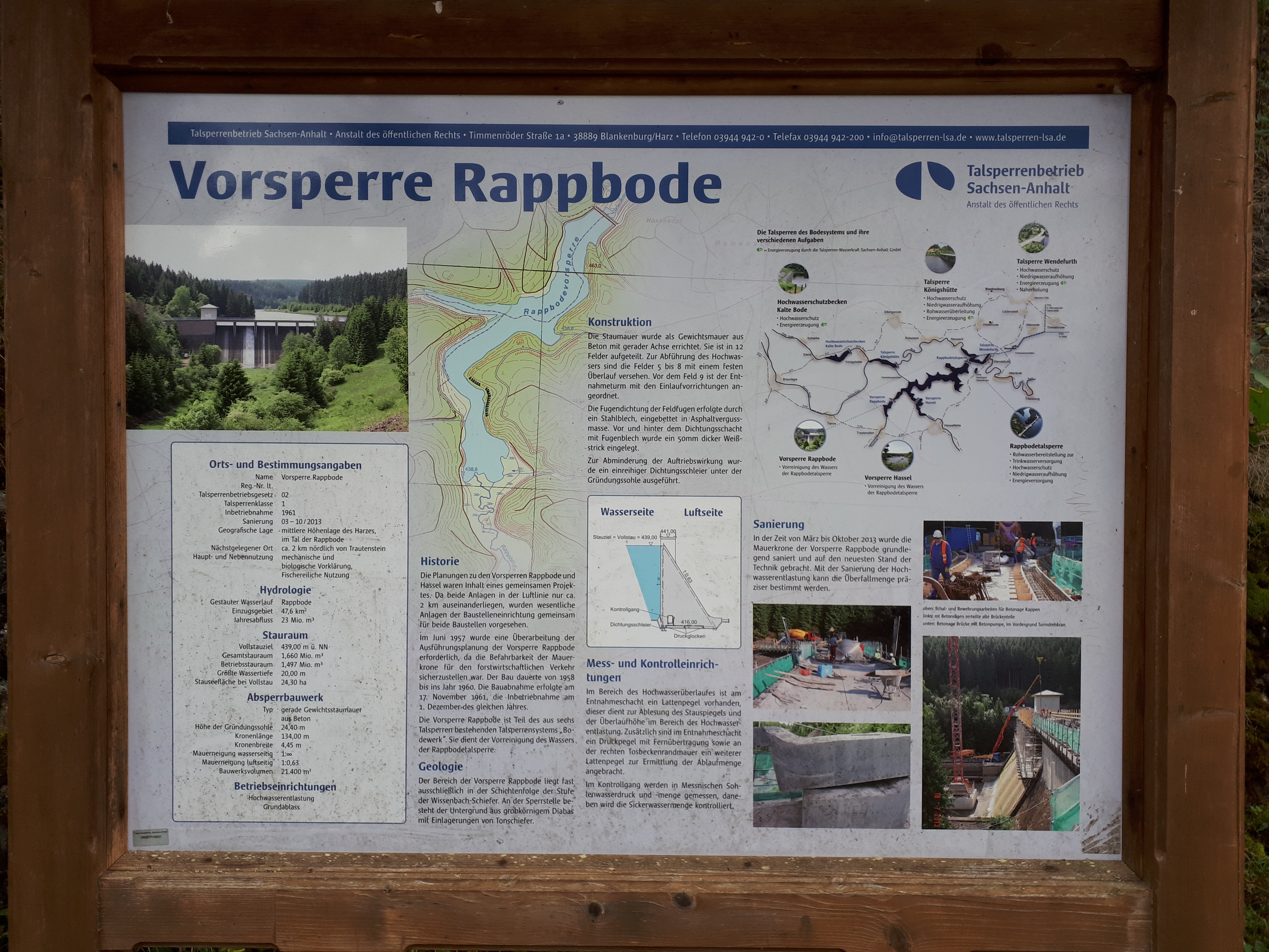 vorsperre van de rappbode