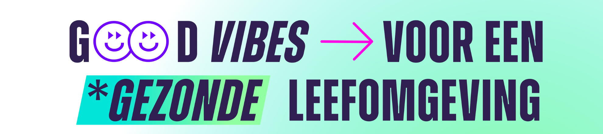 Logo Good Vibes voor een Gezonde Leefomgeving