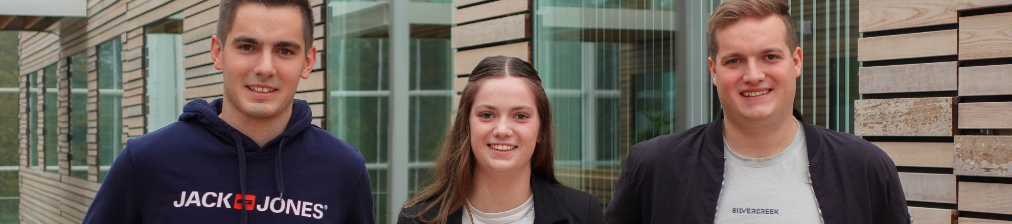 Janne, Niek en Stan. Broers en zus die alle drie studeren bij Aeres Hogeschool Dronten