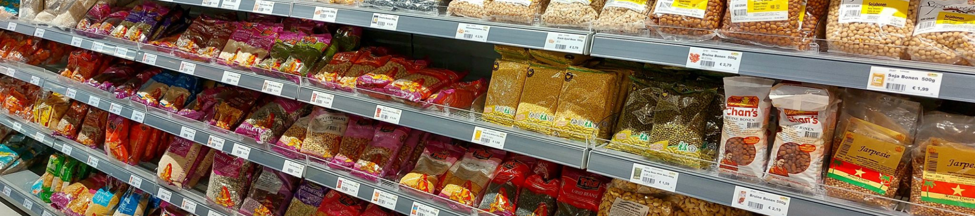 Bonen van de toekomst in de supermarkt