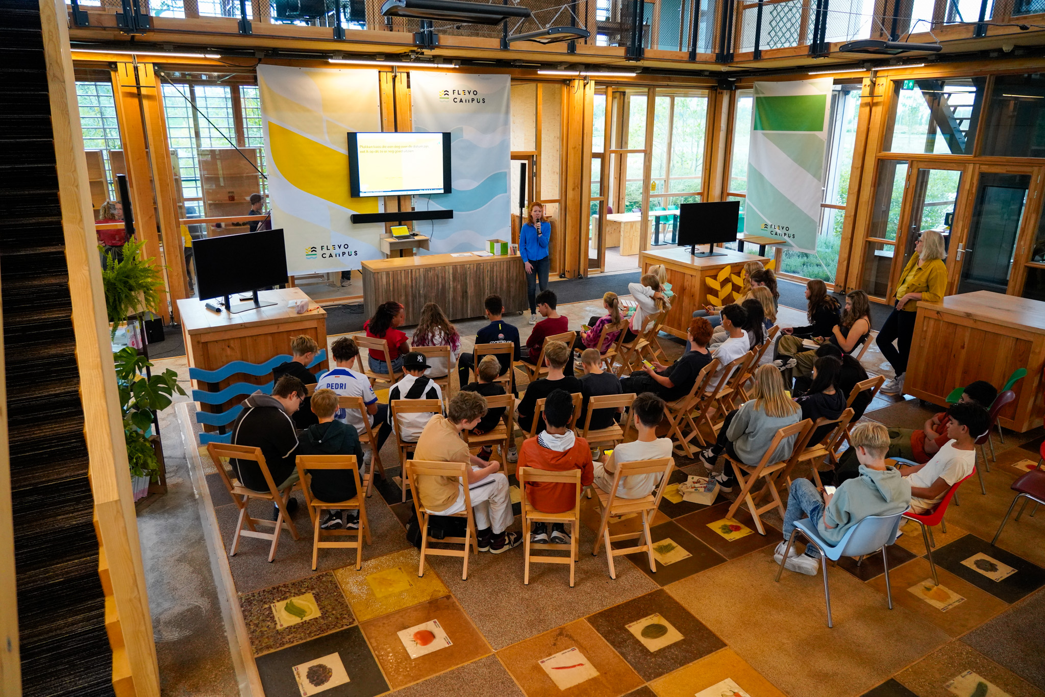 Afsluiting OO Verspilling dec 2023 in het natural pavillion in almere