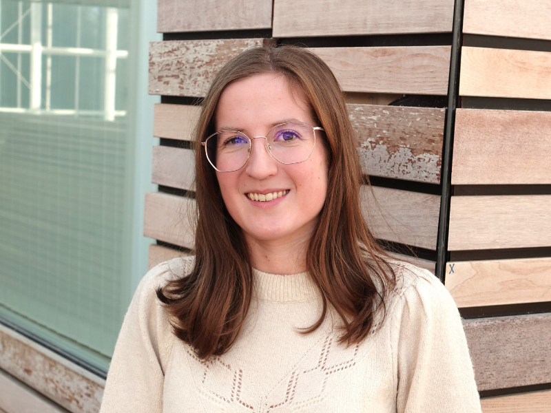 Anne van den Broek. Student Toegepaste Biologie en stagiaire bij het lectoraat Human Animal Interactions