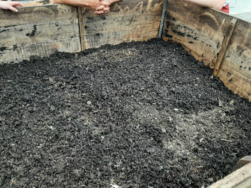 Vermicompost wormen composteer systeem Aeres Hogeschool Dronten