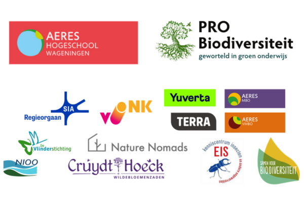 Logos deelnemende partijen project Ecologisch Wijs