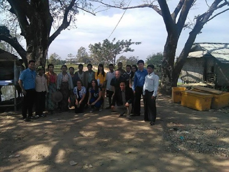 Aeres Hogeschool Dronten op bezoek in Myanmar