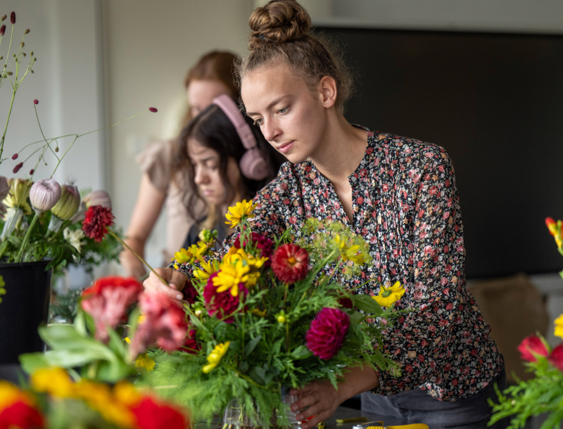 Associate degree deeltijd opleiding Bloemsierkunst Aeres Hogeschool Wageningen