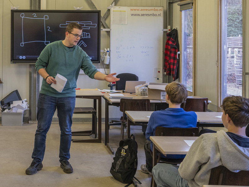docent groen voor de klas bij Aeres