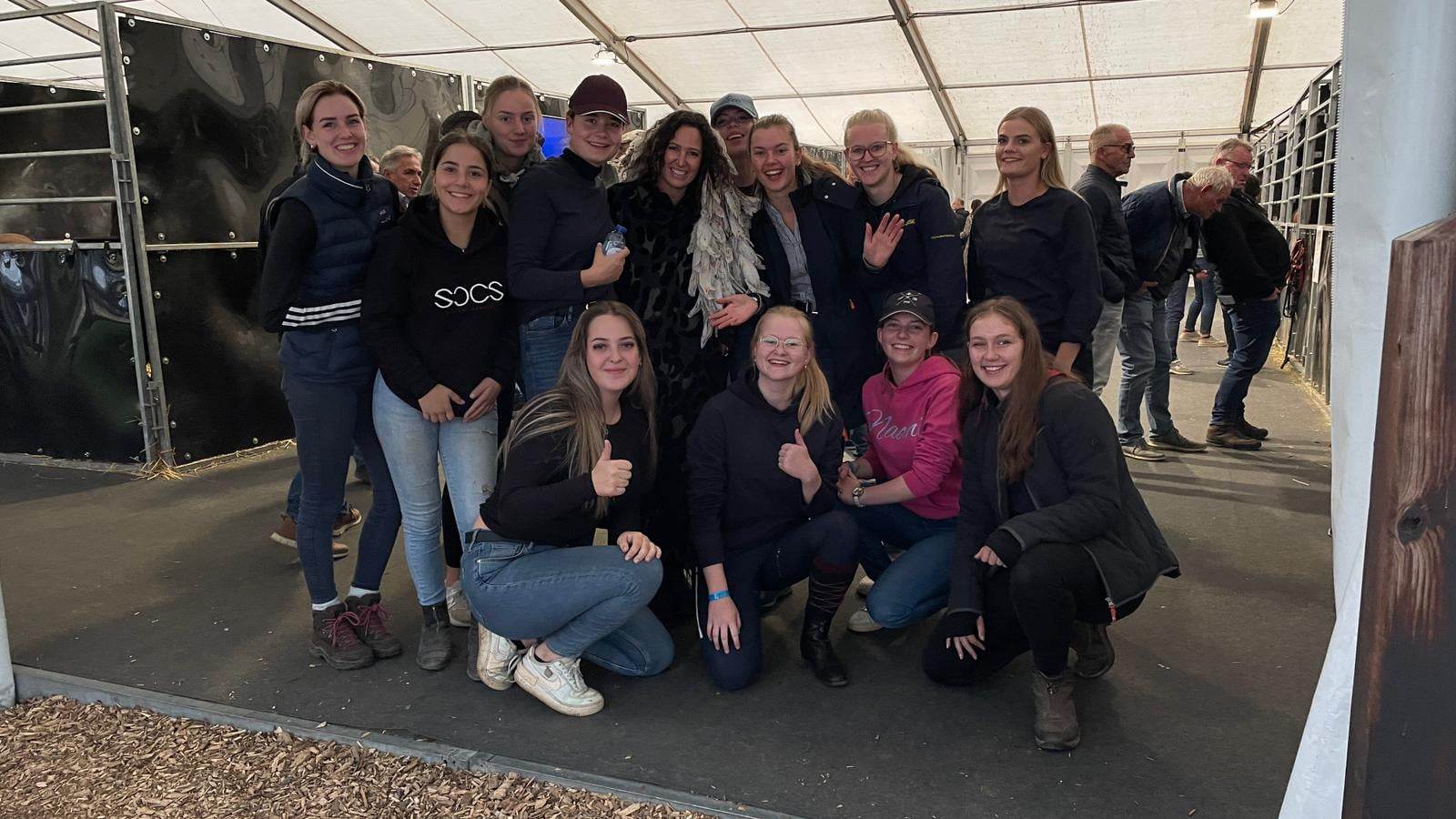 Groep studenten DKM Paardensector