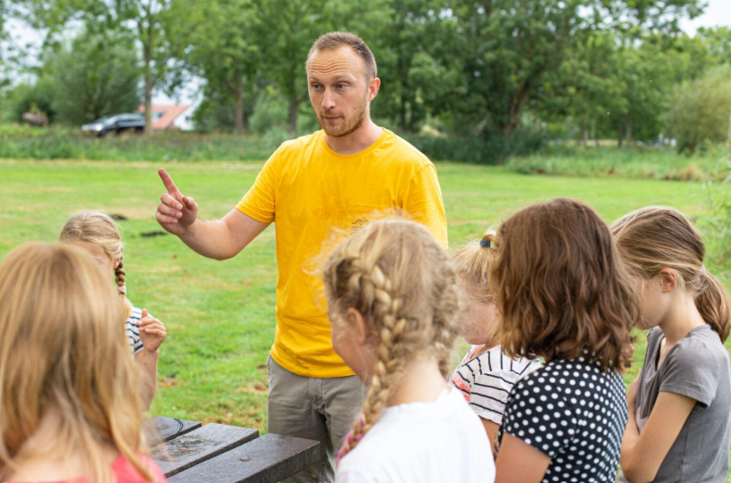 Student Ruud de Witte, opleiding EPB Bushcraft